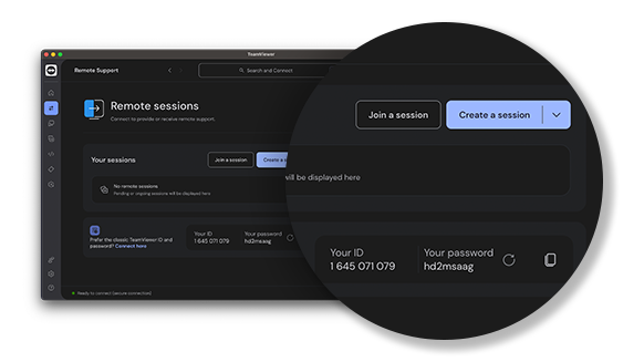 TeamViewer Remote Property - Dark Mode